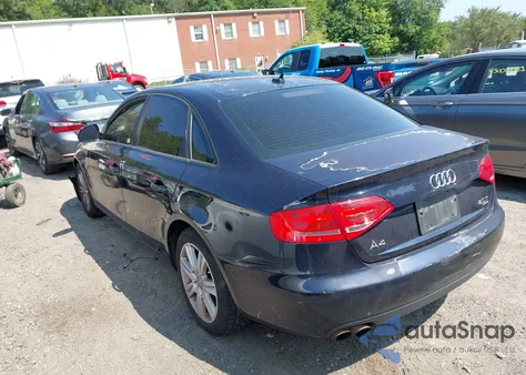 2009 Audi A4 2.0T Premium from USA, damaged, VIN WAULF78K59N052814